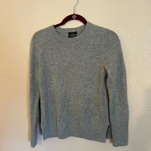 Halogen Light Gray Crewneck Sweater